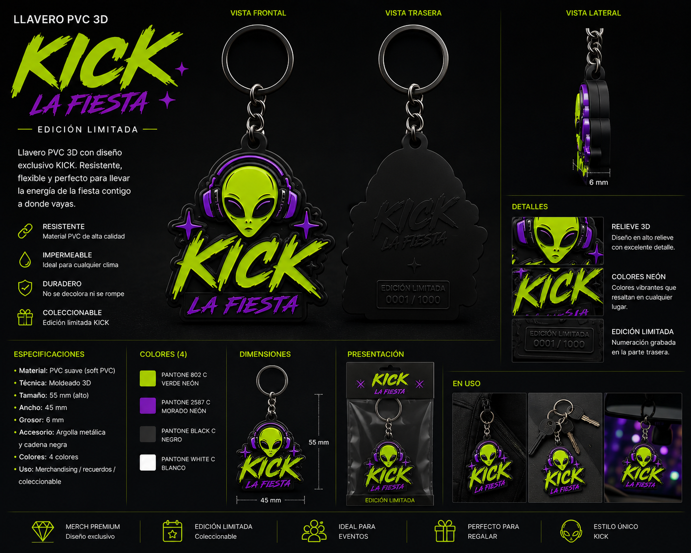 Llavero KICK